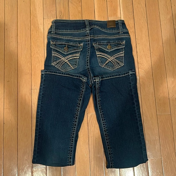 Wallflower ‘Luscious Curve’ Style Womens 2000s Style Denim Double Button Sz 1 - Picture 1 of 14